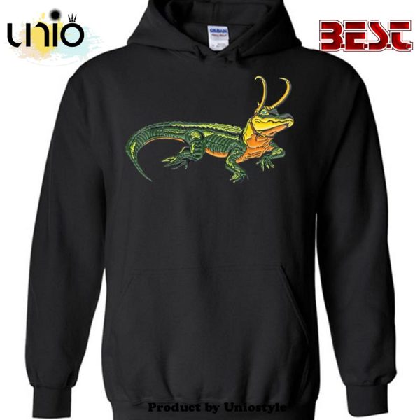 Loki Gator Alligator Loki Croki Crocodile God Of Mischief Hoodie