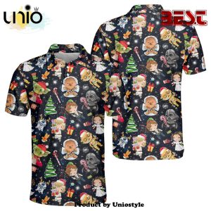 Christmas Star Wars Space Wars Christmas Polo