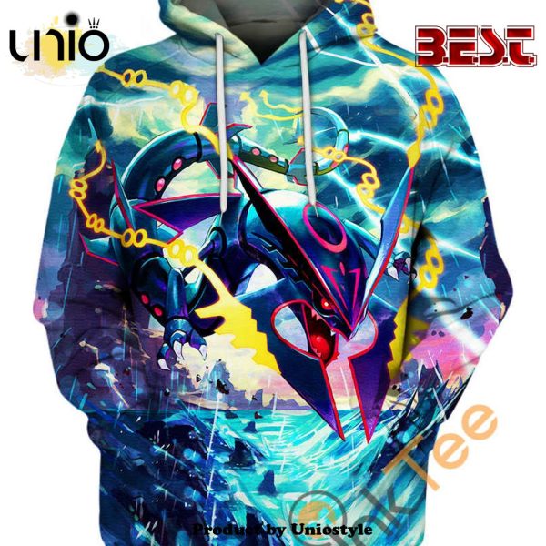 Mega Rayquaza Amazon Best Selling Pullover Hoodie