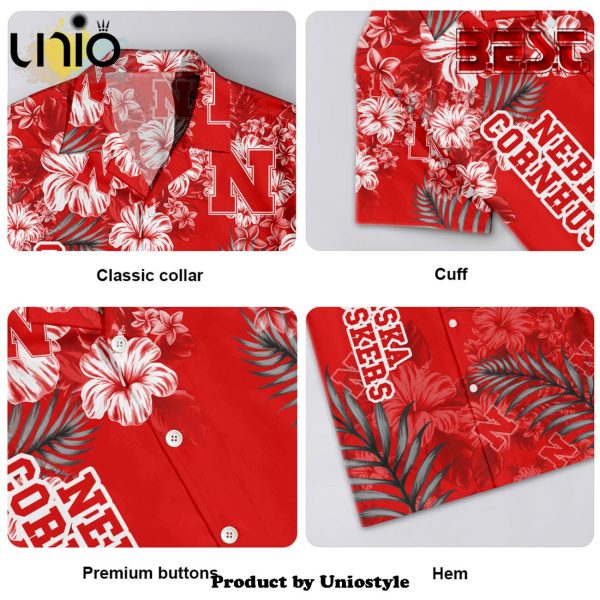 Nebraska Cornhuskers Hawaiian Shirt For Kids, Adult