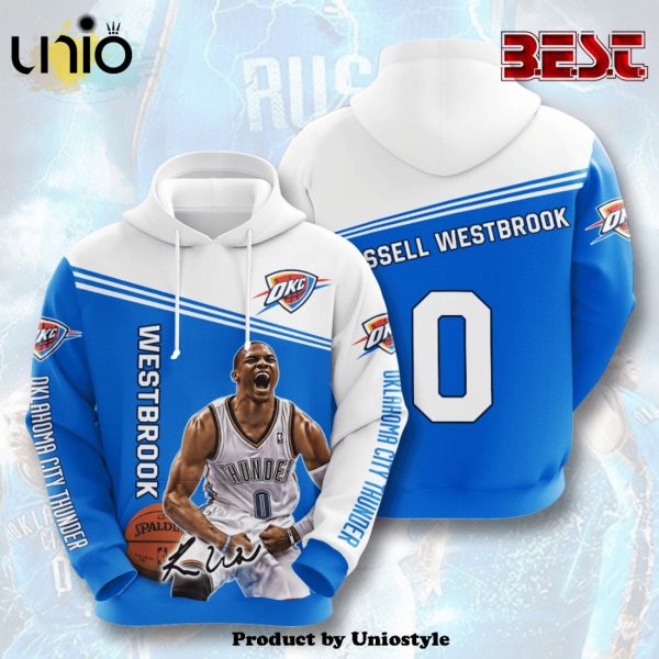 OKLAHOMA CITY THUNDER Russell Westbrook All Over Printed Hoodie