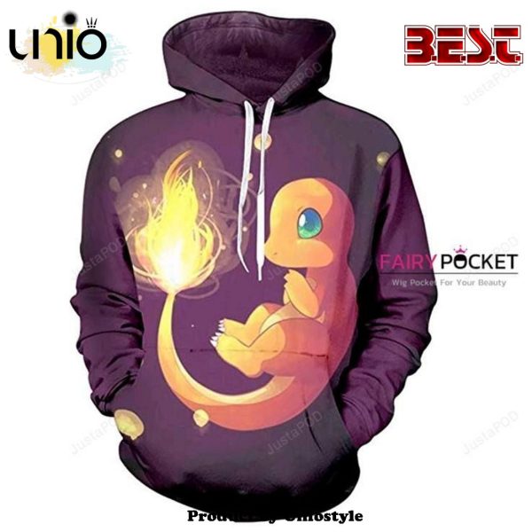 Pokemon Charmander All Over 3D Printed Hoodie