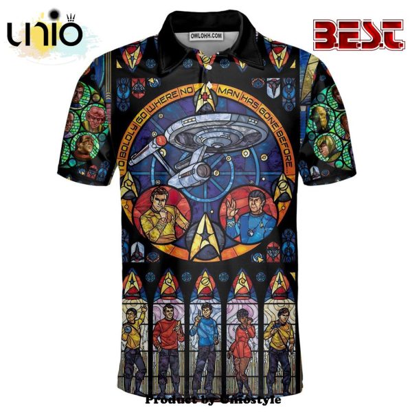 Star Trek Stained Glass Polo