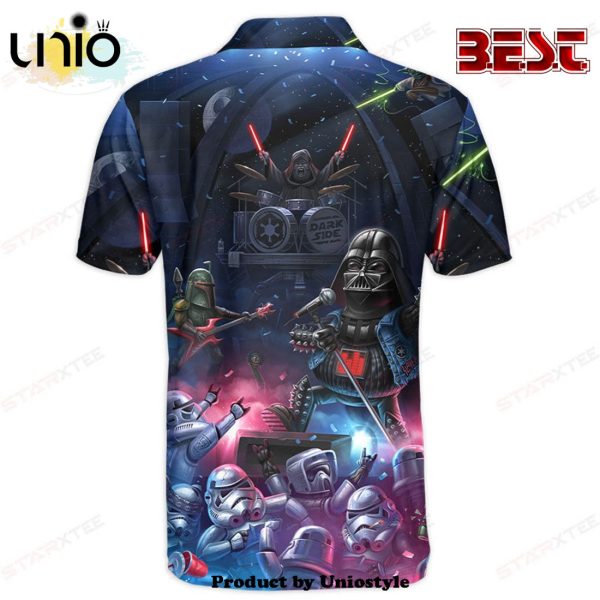 Star Wars Dark Side Rock Music Gift For Fans Polo