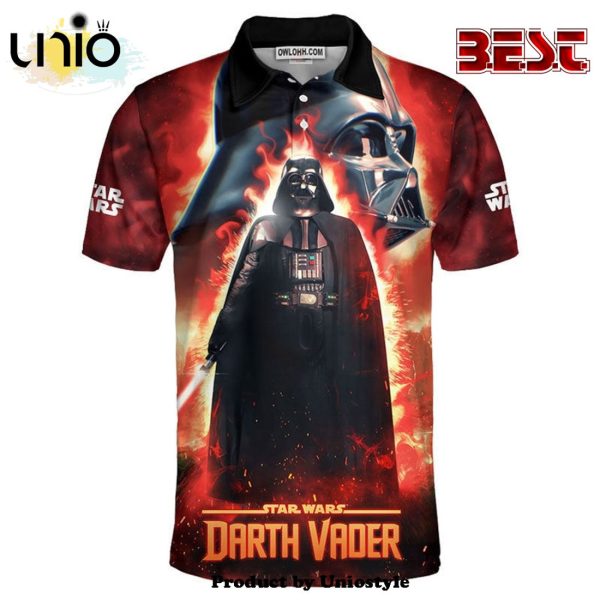 Star Wars Darth Vader Fire Gift For Fans Polo