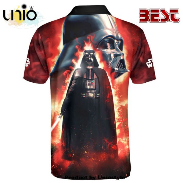 Star Wars Darth Vader Fire Gift For Fans Polo