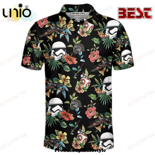 Star Wars Space Flower Gift For Fans Polo