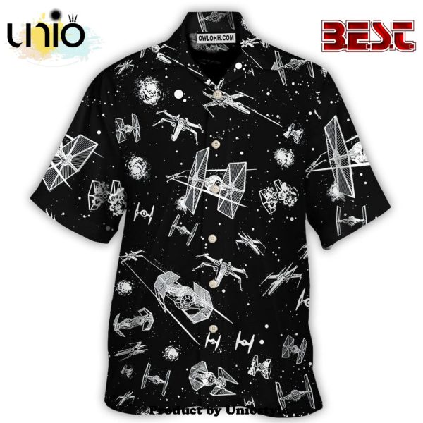 Starwars SPACECRAFT PATTERN Hawaiian Shirt For Kids, Adult