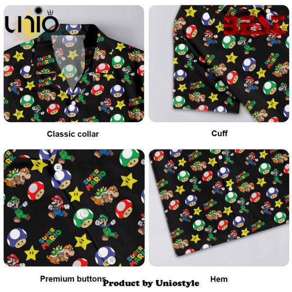 Super Mario Bros 2 Nes Game Hawaiian Shirt For Kids, Adult