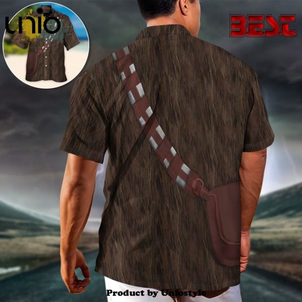 SW Chewbacca Cosplay Hawaiian Shirt For Kids, Adult