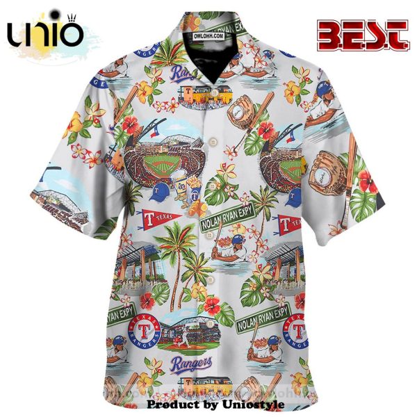 Texas Rangers Hawaiian Shirt For Kids, Adult