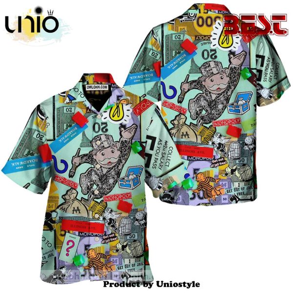 The Monopoly Hawaiian Shirt For Kids, Adult