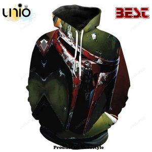 Custom Boba Fett Star Wars Pullover Hoodie