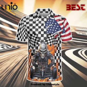 Fire F1 Car Racing Polo For Men