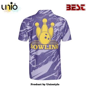 Bowling Purple Fire Polo For Men